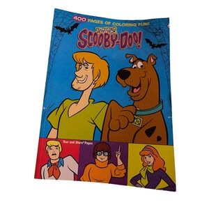 Unused 2002 Scooby Doo 400 Pages Coloring Fun Activity Book Cartoon Network
